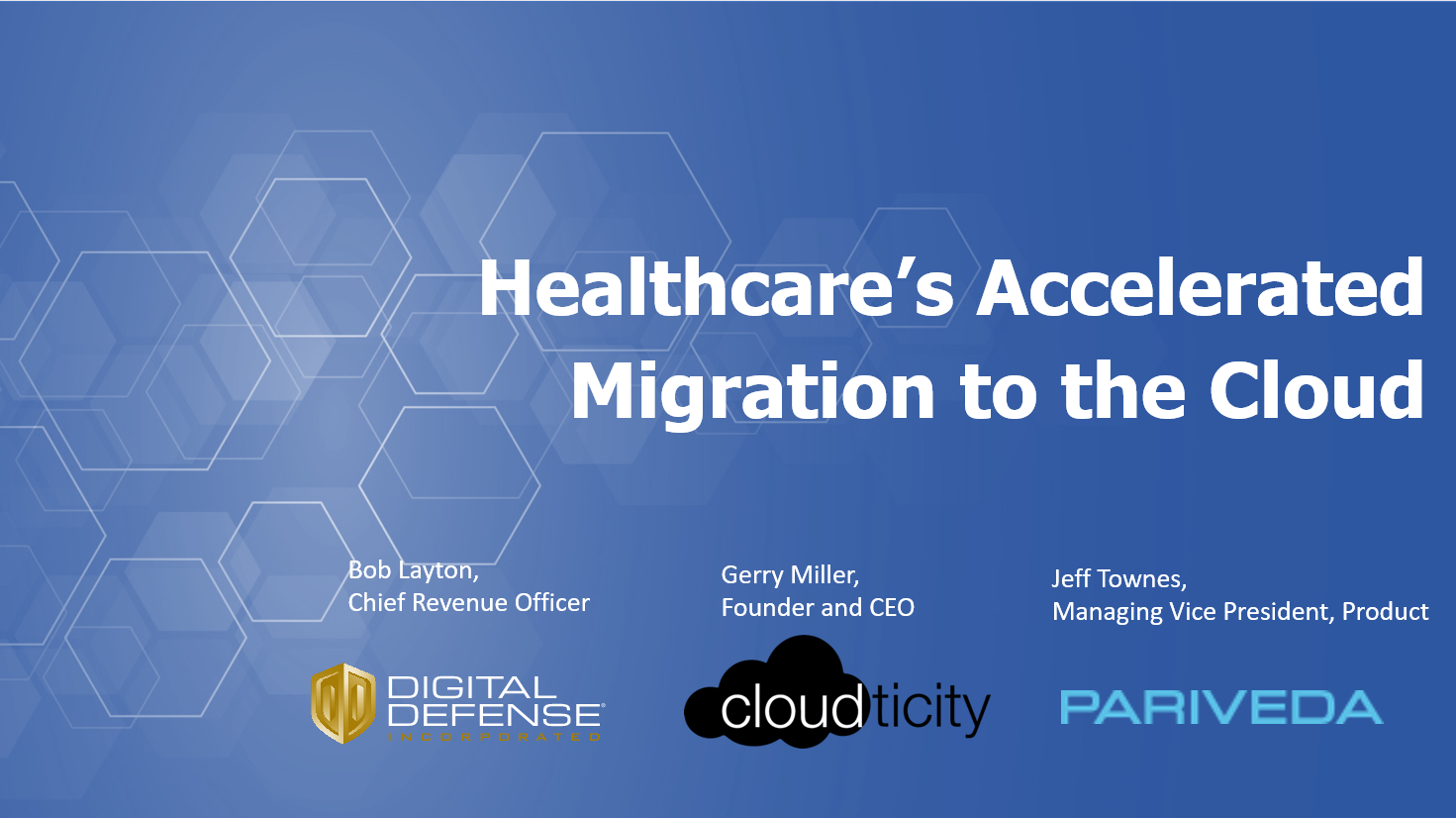 Healthcare Sector’s Accelerated Cloud Migration podcast pic 7.8.20