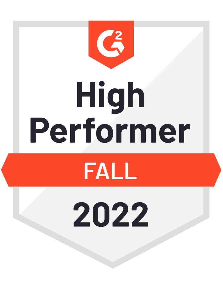 high performer g2 badge